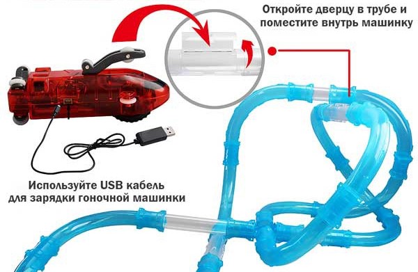 Трек – Высокоскоростные трубы. 84 детали  